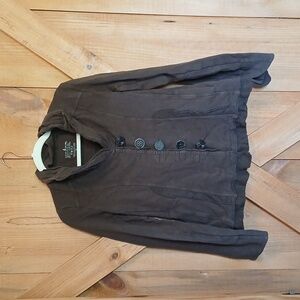 Closing sale! Neon Buddha chunky button yoga top